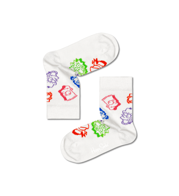 Meia Infantil The Simpsons Family Happy Socks