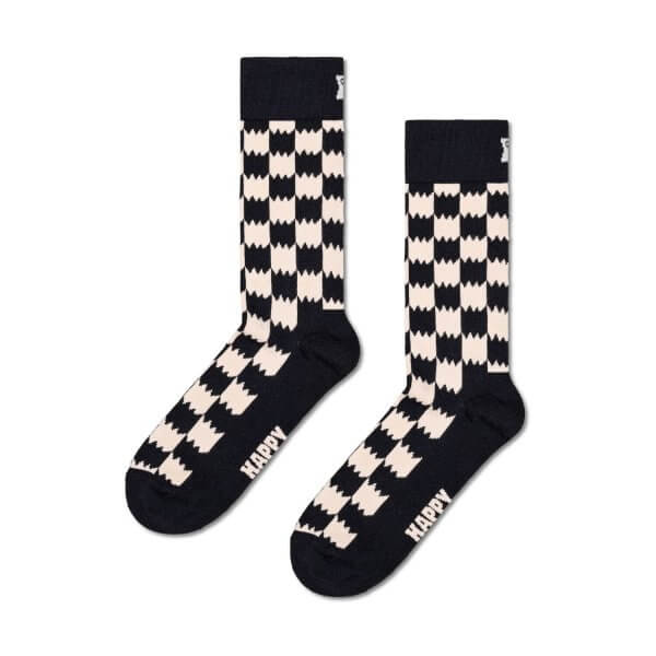 Meia Dizzy Check Happy Socks