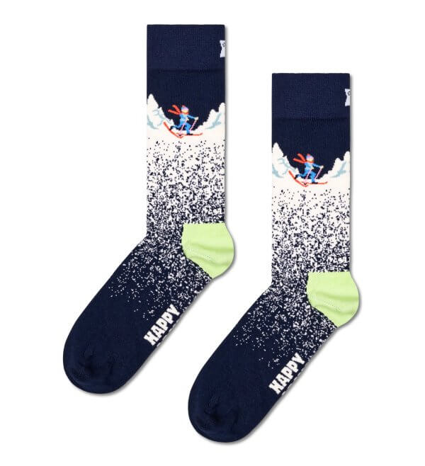 Meia Snowy Night Happy Socks