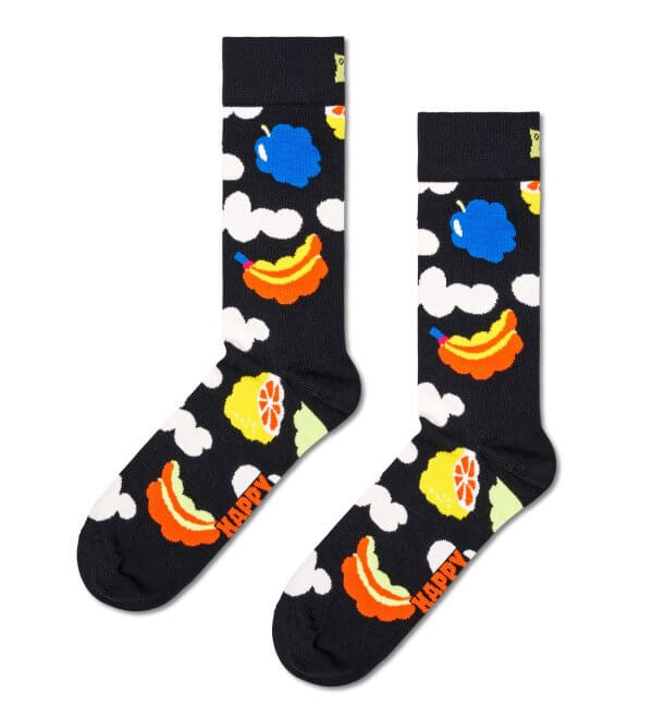 Meia Cloudy Fruit Happy Socks