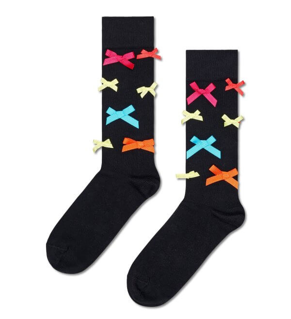 Meia Bowmania Mid High Happy Socks